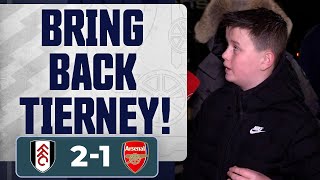 Bring Back Tierney  Fulham 21 Arsenal [upl. by Ahsienek]