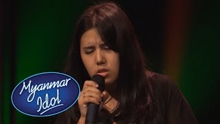 May Hinn Si Myanmar Idol Green Mile Auditions  Season 1 2016 [upl. by Eenram]