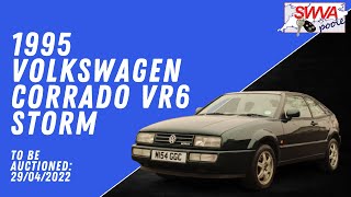 LOT 41  Volkswagen Corrado VR6 Storm 1995  SWVA 29th April 2022 Classic Sale [upl. by Ashwell]