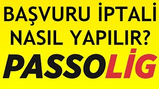 Passolig Başvuru İptali Nasıl Yapılır [upl. by Oirrad]