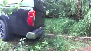 Nissan Navara V6 fails rescuing tractor part 2 [upl. by Etnomaj295]