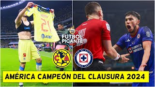 ¡AMÉRICA BICAMPEÓN Vence a CRUZ AZUL y GANA la 15 de LIGA MX GOL de HENRY MARTÍN  Futbol Picante [upl. by Tekla]