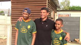 Curtley Arendse Visit The People Of Paarl After The Springboks Wins The Rugby World Cup [upl. by Agatha501]