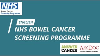 English NHS Bowel Cancer Screening [upl. by Covell]