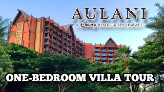 Disney Aulani One Bedroom Villa Tour  Ocean View  Oahu Hawaii [upl. by Ennagrom]