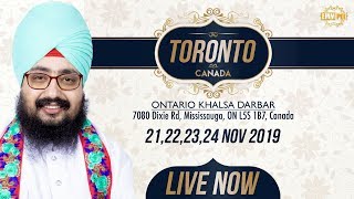 Live  Ontario Khalsa Darbar  🇨🇦Toronto ON  Canada 🇨🇦 24 Nov 2019  Dhadrianwale [upl. by Harlin815]