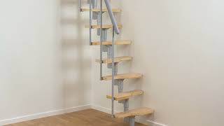 Staircase ATLANTA from DOLLE  THE STAIRCASE FOR NARROW SPACES [upl. by Idleman741]