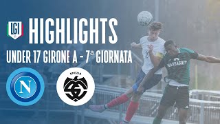 Highlights NapoliSpezia U17 AB 7 giornata stagione 202324 [upl. by Silloh859]