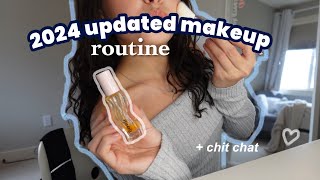 My updated MAKEUP routine 2024 ✧ Chit chat with me  Natural makeup look  Tiktok viral products [upl. by Assili]