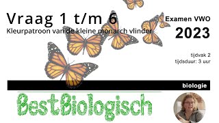 Biologie examen VWO 2023 2e tijdvak 1 tm 6 [upl. by Accebar]