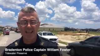 Bradenton Police Captain Fowler on Bradenton Plane Crash [upl. by Llertnor]