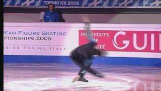 Stephane Lambiel  2005  Euros  Exhibition  Tosca by Coral [upl. by Parsaye]