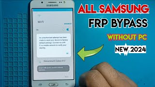 All Samsung Frp bypass Without pc New 2024  Samsung J5J7J5J3 frp bypass YouTube update problem [upl. by Bastian]