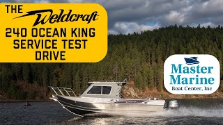 Beautiful Test Drive  WELDCRAFT 240 Ocean King [upl. by Rodrigo]