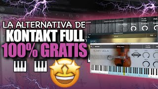 La MEJOR alternativa a KONTAKT FULL 💰100 GRATIS 🤯  Producción MUSICAL [upl. by Calandria186]