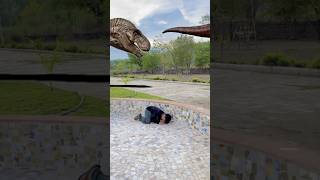 Dainasour attacked 🦖😱  villainshorts dinasaurjurassicworld dangerous [upl. by Mohun]