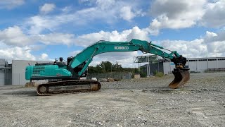 Köp Grävmaskin Kobelco SK 350 LC11 på Klaravik [upl. by Anilad]