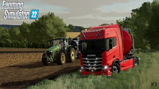 DRIJFMEST verspreiden amp CULTIVEREN  Calmsden Farm 3  Farming Simulator 22 [upl. by Odracir]