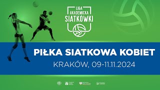 Liga Akademicka AZS  Kraków  Piłka Siatkowa K  AWF Kraków  Politechnika Krakowska [upl. by Chelton552]