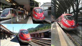 Frecciarossa 1000 Paris Gare de Lyon  Milano Centrale via Lyon PartDieu Trenitalia FULL RIDE [upl. by Eilarol]