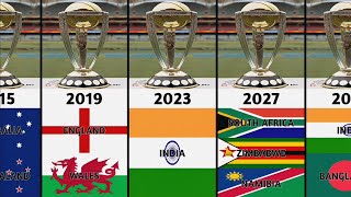 Cricket World Cup Host Countries  ICC World Cup Host Country List  Upcoming Cricket World Cup Host [upl. by Dinse]