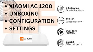 Xiaomi AC1200 Unboxing and configuration hoobasics unboxing [upl. by Aivatnahs985]