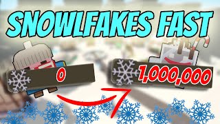 How to get SNOWFLAKES FAST  Roblox Giant Simulator [upl. by Dimitry]