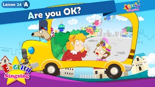 Lesson 24AAre you OK  Cartoon Story  English Education  Easy conversation for kids [upl. by Talich]