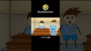 when backbenchers become crazy  ft backbenchers animation comedy cartoon storytime shorts [upl. by Ardeed]