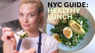 The Best Healthy Lunch in NYC  Karlie Kloss [upl. by Klehm]