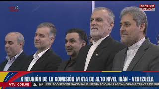 Reunión de la Comisión Mixta de Alto Nivel Irán  Venezuela 21 noviembre 2024 [upl. by Aland]