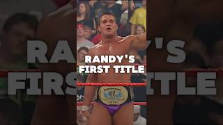 Randy Ortons FIRST title in WWE [upl. by Napra9]