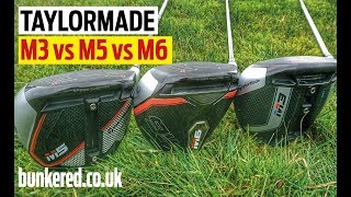 TaylorMade M3 vs M5 vs M6 drivers [upl. by Noell]