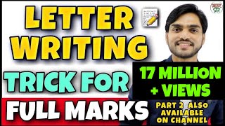 Letter Writing in English Trick  Letter Writing  Letter Writing in HindiEnglish FormatCBSE 1012 [upl. by Ramahs]