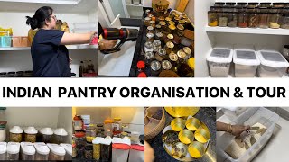 Grocery Organisation amp Pantry Tour How I Organise My Monthly Grocery Setting Up Functional Pantry [upl. by Zedekiah]