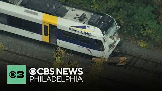 Train operator killed passengers injured after NJ Transit River Line accident [upl. by Pazia]