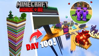 We Survived 100 Days on 100 Random Layer in Minecraft Duo Hindi [upl. by Urian]