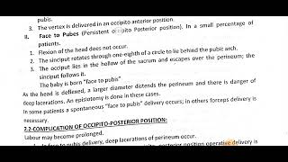 lec55 Obstratics LHV Mechanism of labour in Malpresentation [upl. by Gomer404]