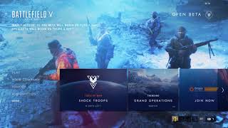 Battlefield V  Open Beta Reminder [upl. by Latonia]