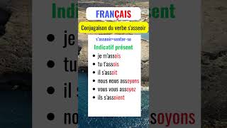 Conjugaison du verbe sasseoir au présent de lindicatif français frances auladefrancês french [upl. by Yecal468]