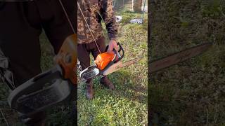 Холодний запуск STIHL  MS 180 [upl. by Leziar]