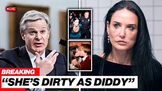 FBI Lists Demi Moore as Key Abuser After Diddy at Diddys Party [upl. by Idisahc]