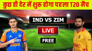 India Vs Zimbabwe T20 Match Live Streaming Free  Live Telecasting  Team Venue  Ind Vs ZIM 2024 [upl. by Adniles606]