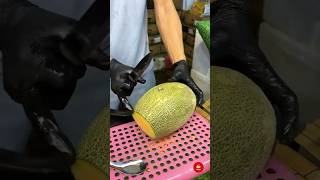 Satisfying Cantaloupe Cutting in An Annual Thai Festival [upl. by Ydnat157]