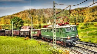 8K Video Model Trains HO Scale [upl. by Yrag879]