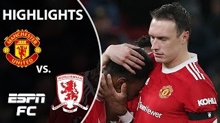 Middlesbrough STUNS Manchester United in penalties to advance  FA Cup Highlights  ESPN FC [upl. by Artcele]