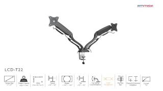 Настольный кронштейн для мониторов ARM MEDIA LCDT22 [upl. by Ecnedurp]