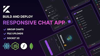 🔴 Realtime Responsive Chat App with React Nodejs Socketio and MongoDB with Group Chats [upl. by Ulrikaumeko165]