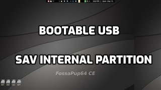 bootable USB disk with an internal SSD save partition [upl. by Dominica209]