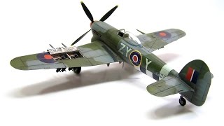 Airfix 172 Hawker Typhoon MkIb Step by Step [upl. by Nayab547]